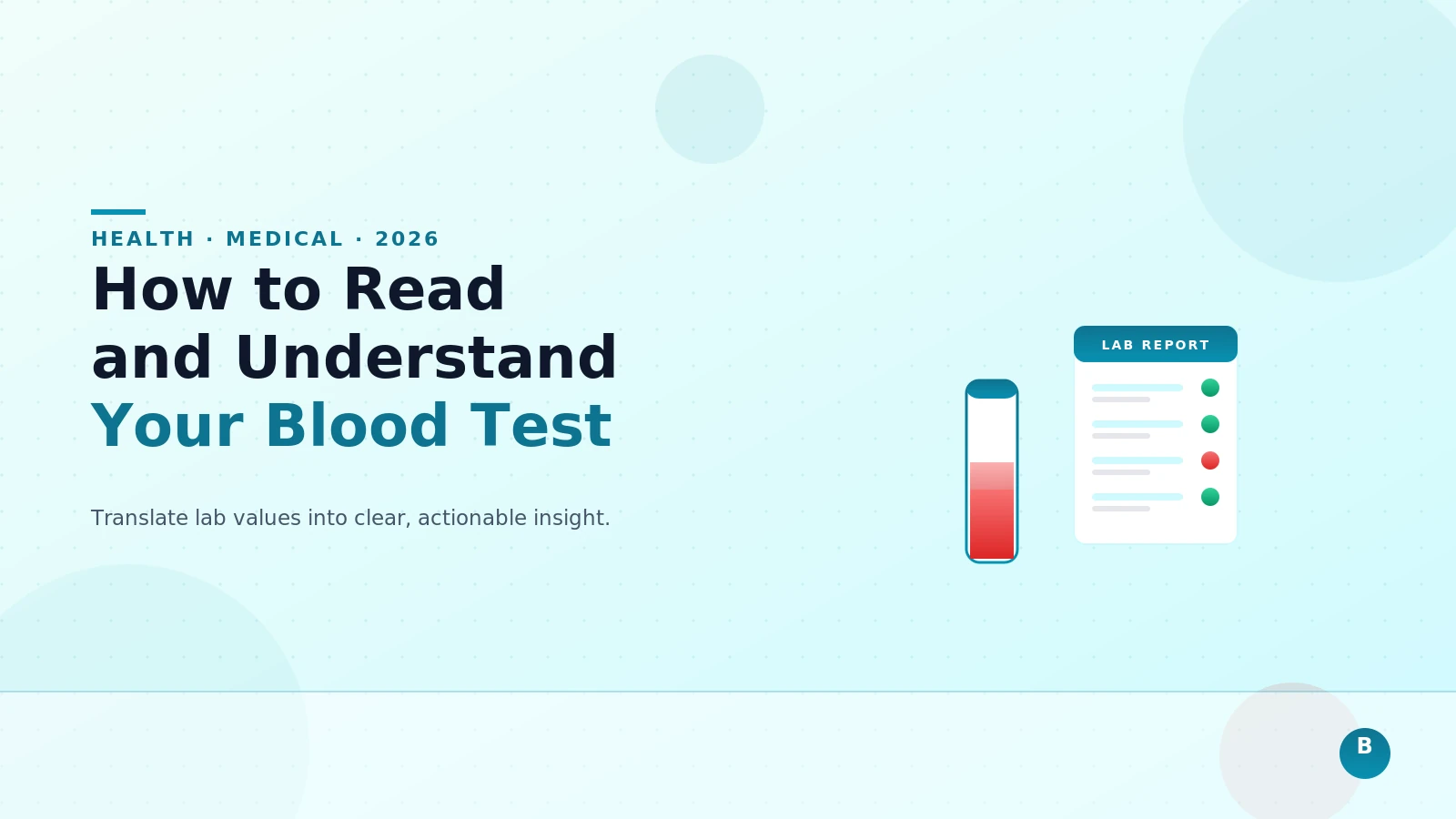 How to Read and Understand Your Blood Test Results