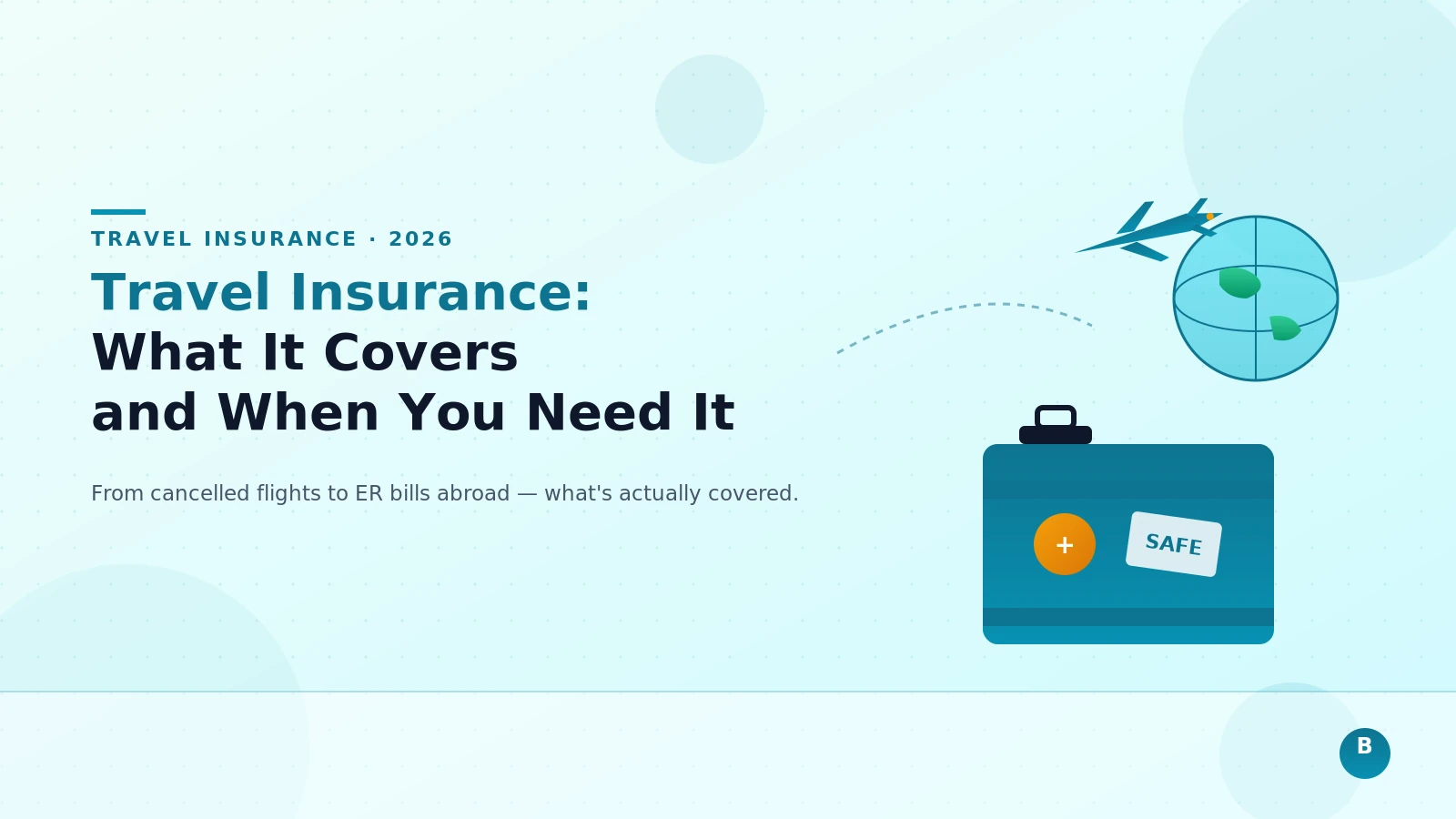 Travel Insurance: What It Covers and When You Actually Need It