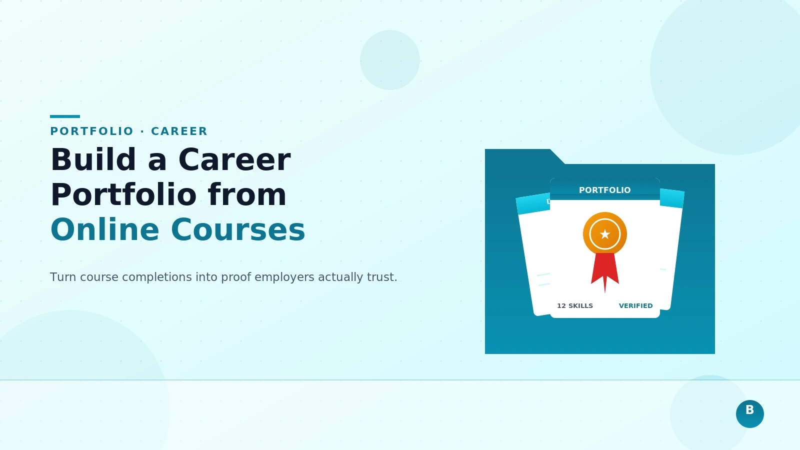 How to Build a Career Portfolio from Online Courses