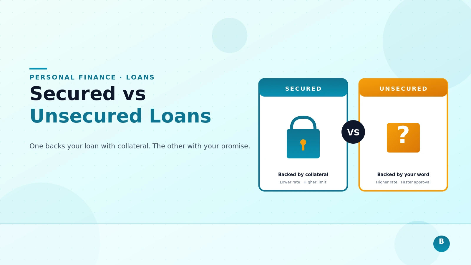 Secured vs Unsecured Loans: What Every Borrower Should Know