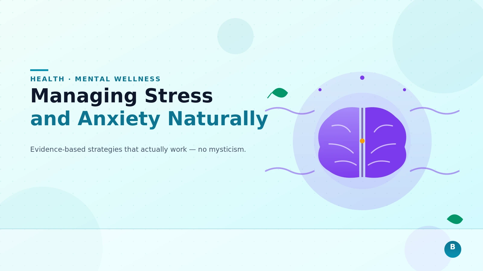 Managing Stress and Anxiety Naturally: Evidence-Based Strategies That Work