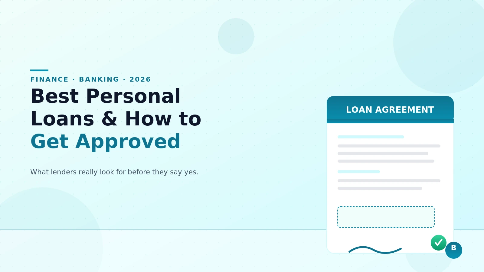 Best Personal Loans and How to Get Approved in 2026