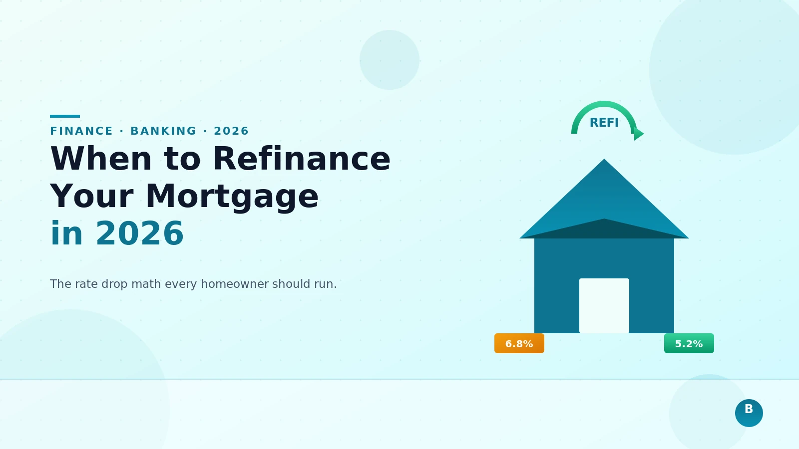 When to Refinance Your Mortgage in 2026