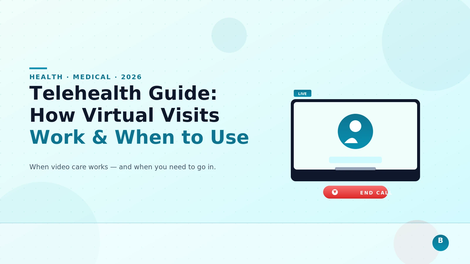 Telehealth Guide: How Virtual Doctor Visits Work and When to Use Them