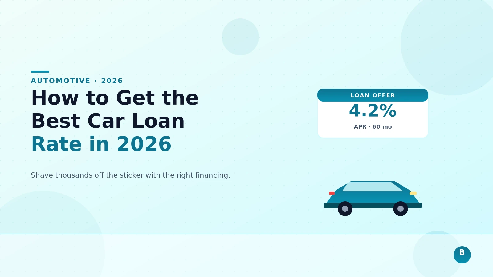 How to Get the Best Car Loan Rate in 2026