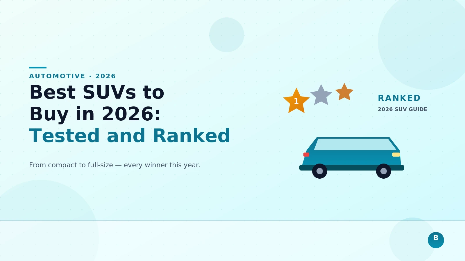 Best SUVs to Buy in 2026: Tested and Ranked