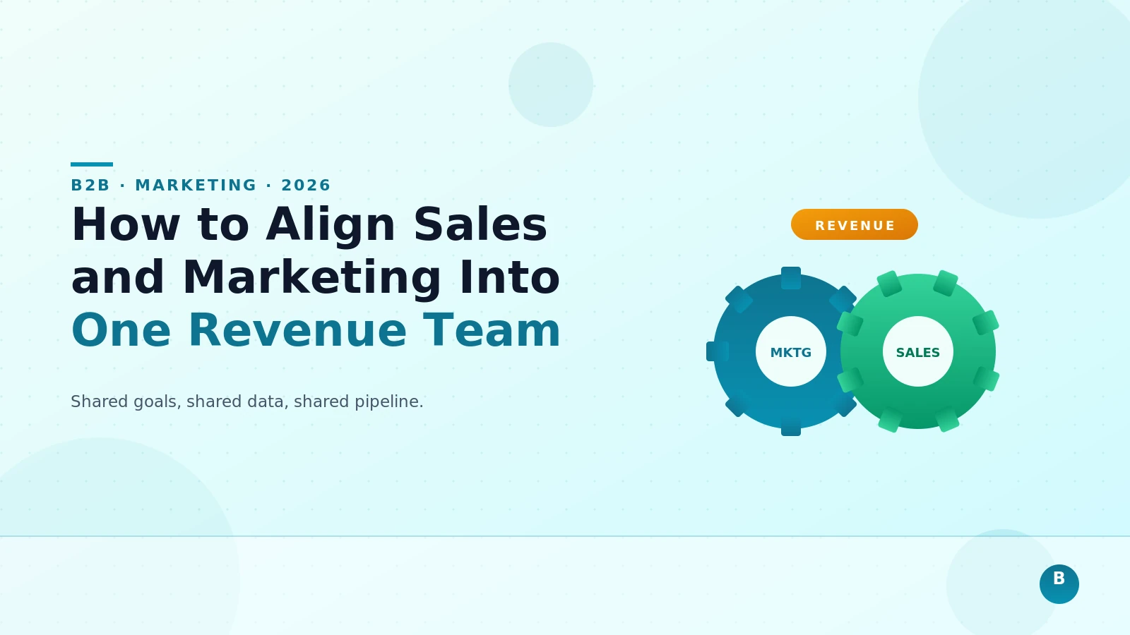 How to Align Sales and Marketing Into One Revenue Team