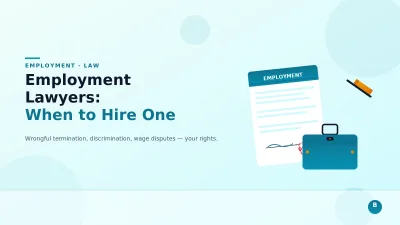Employment Lawyer: When to Hire One for Wrongful Termination, Discrimination, or Wage Disputes