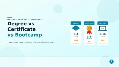 Online Degree vs Certificate vs Bootcamp