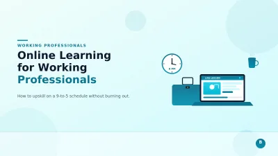 Online Learning for Working Professionals