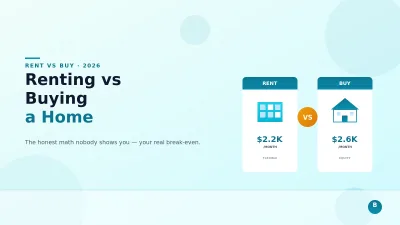Renting vs Buying a Home: The Honest Math Nobody Shows You