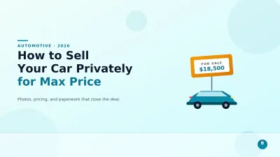 How to Sell Your Car Privately for Maximum Price