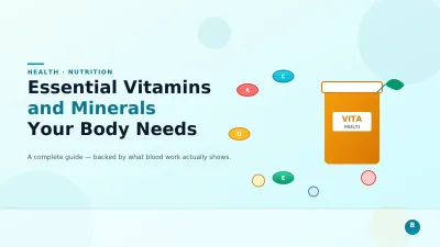Essential Vitamins and Minerals Your Body Needs: A Complete Guide