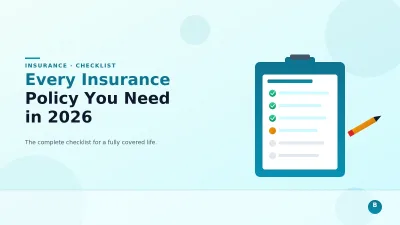 The Complete Insurance Checklist: Every Policy You Need in 2026