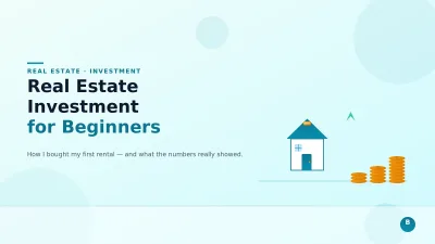 Real Estate Investment for Beginners: How I Bought My First Rental Property (And What the Numbers Actually Looked Like)