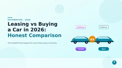 Leasing vs Buying a Car in 2026: The Honest Comparison